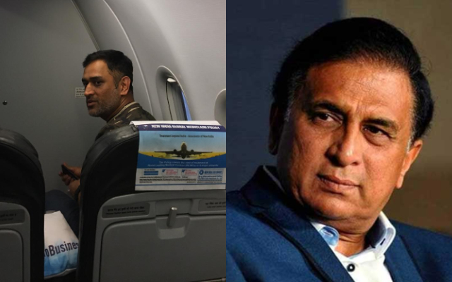 MS Dhoni and Sunil Gavaskar