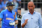 Nasser Hussain and MS Dhoni