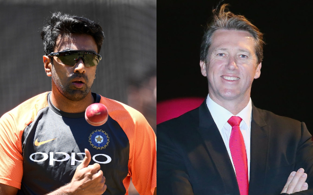 Ravi Ashwin and Glenn Mcgrath