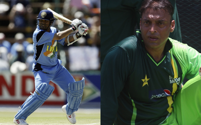 Sachin Tendulkar and Shoaib Akhtar