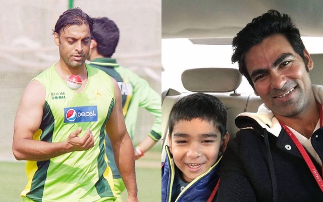 Shoaib Akhtar, Mohammad Kaif and his son