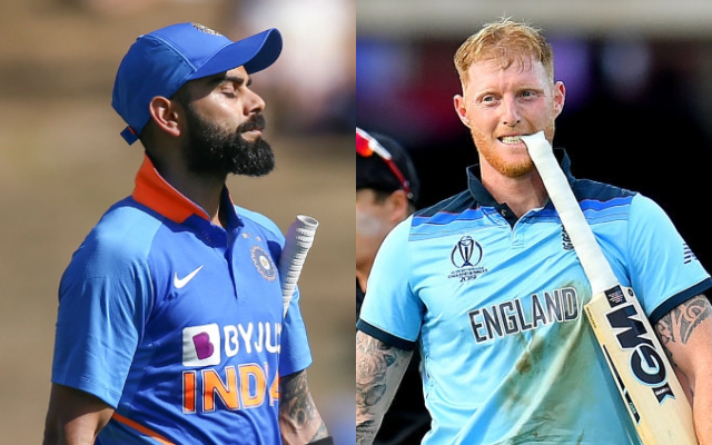 Virat Kohli and Ben Stokes