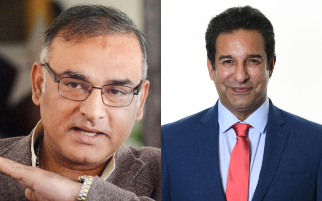 Aamer Sohail and Wasim Akram