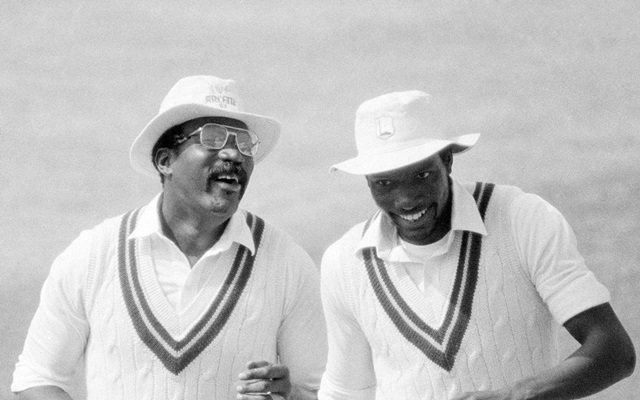 Clive Lloyd and Roger Harper