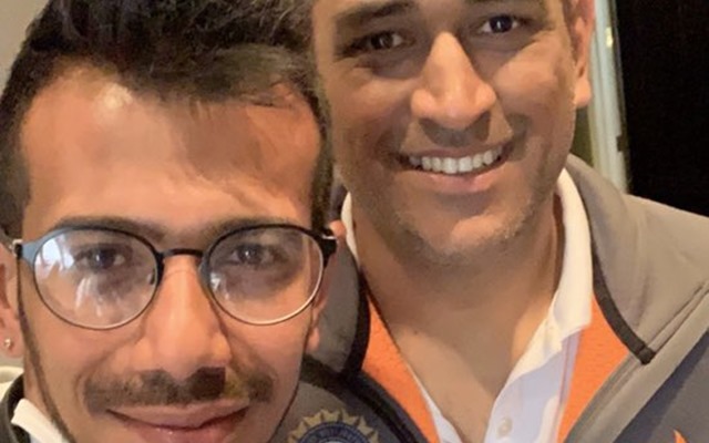 MS Dhoni and Yuzvendra Chahal