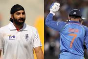 Monty Panesar and MS Dhoni