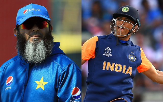 Mushtaq Ahmed and MS Dhoni