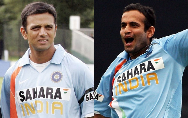 Rahul Dravid and Irfan Pathan