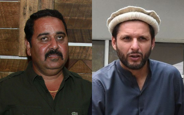 Rajkumar Sharma and Shahid Afridi