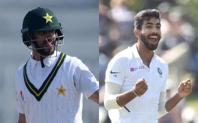 Shan Masood and Jasprit Bumrah
