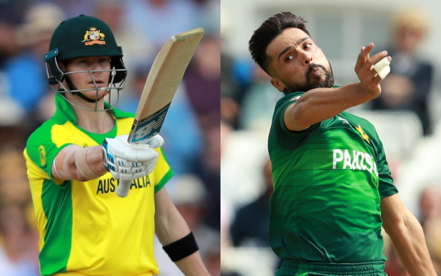 Steve Smith and Mohammad Amir