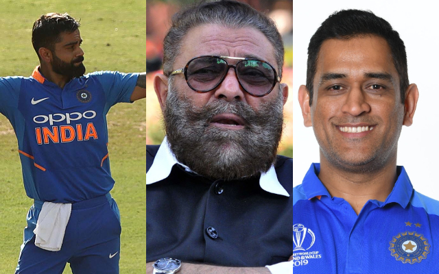Virat Kohli, Yograj Singh and MS Dhoni