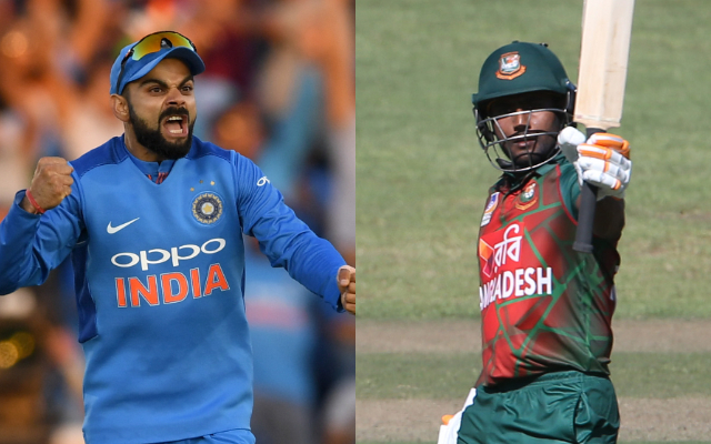 Virat Kohli and Imrul Kayes