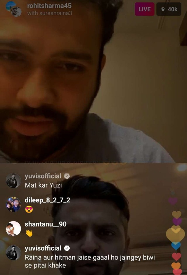 Yuvraj Singh's comment