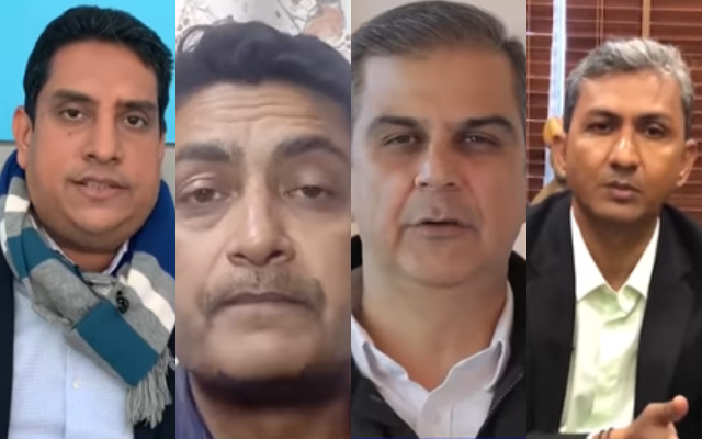 Boria Majumdar, Deep Dasgupta, Nikhil Chopra and Sanjay Bangar