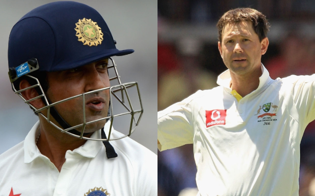 Gautam Gambhir and Ricky Ponting