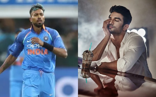 Hardik Pandya and Sushant Singh Rajput