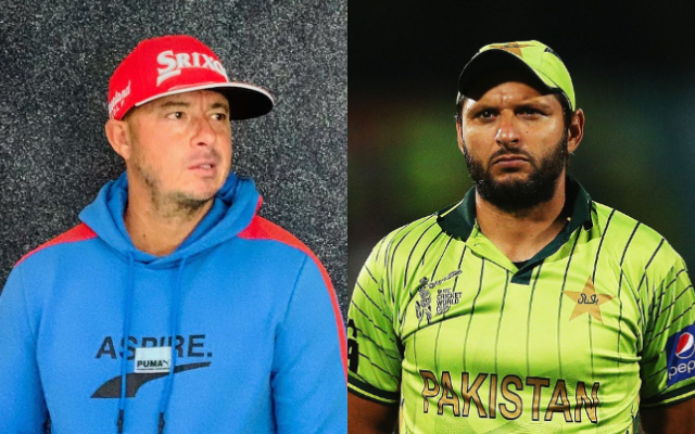 Herschelle Gibbs and Shahid Afridi. (Photo Source: Instagram and Getty Images)