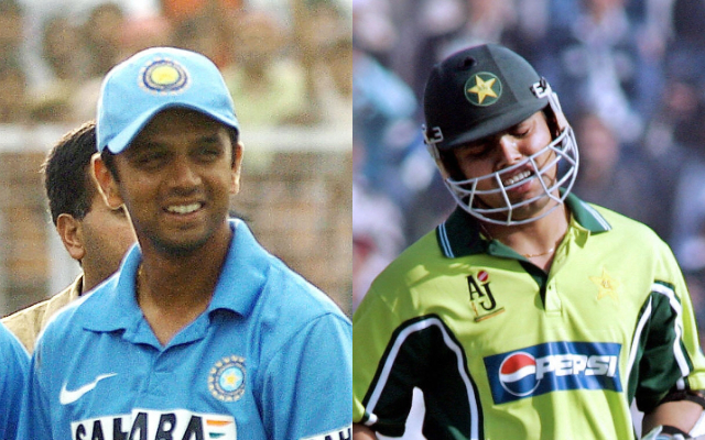Rahul Dravid and Kamran Akmal