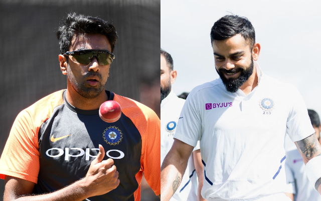 Ravi Ashwin and Virat Kohli