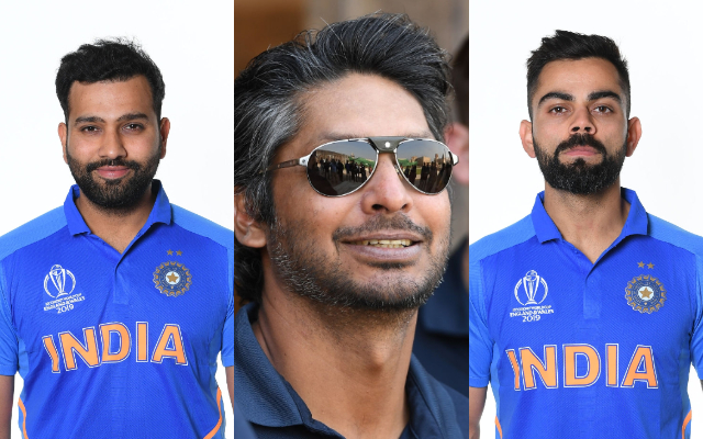 Rohit Sharma, Kumar Sangakkara and Virat Kohli