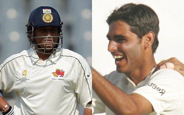 Sachin Tendulkar and Bhuvneshwar Kumar