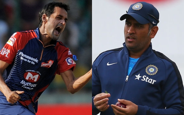 Shahbaz Nadeem and MS Dhoni