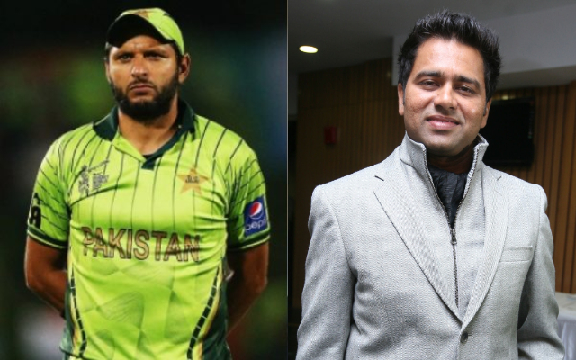 Shahid Afridi and Aakash Chopra