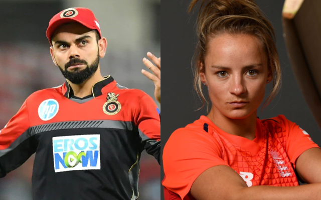 Virat Kohli and Danielle Wyatt