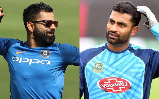 Virat Kohli and Tamim Iqbal