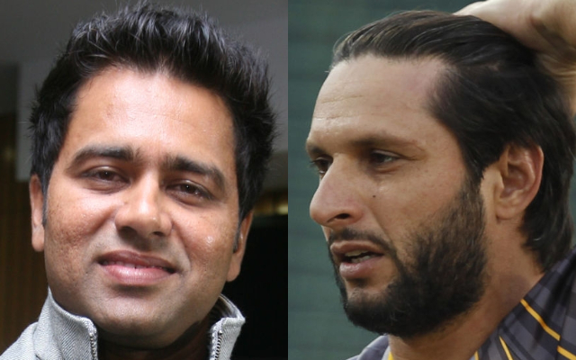 Aakash Chopra and Shahid Afridi