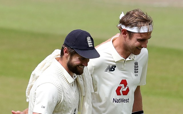 Chris Woakes and Stuart Broad