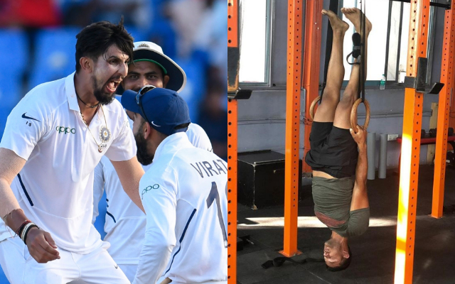 Ishant Sharma, Virat Kohli and Mayank Agarwal