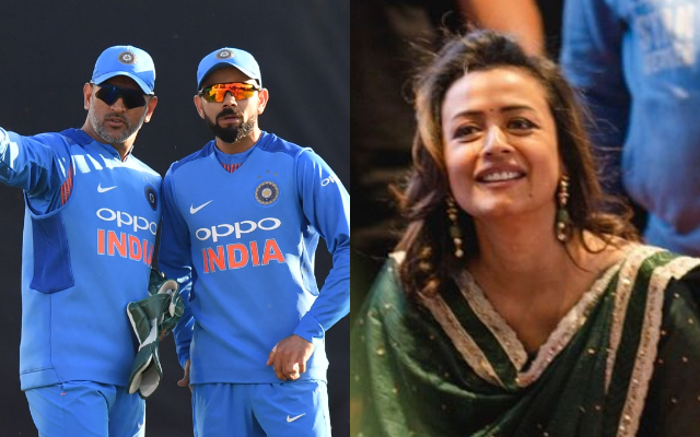 MS Dhoni, Virat Kohli and Namrata Shirodkar