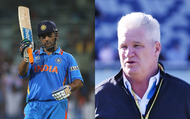 MS Dhoni and Dean Jones
