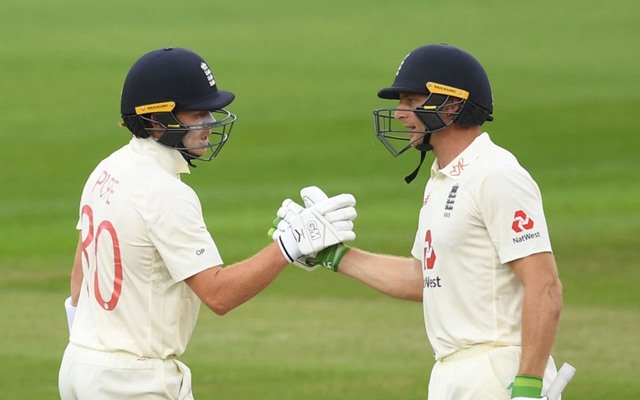 Ollie Pope and Jos Buttler England