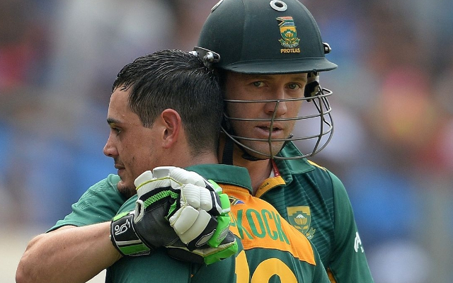 Quinton de Kock and AB de Villiers