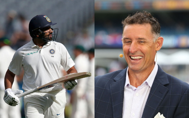 Rohit Sharma and Michael Hussey