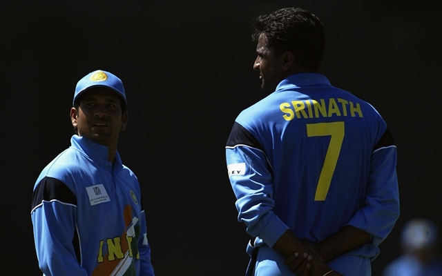 Sachin Tendulkar and Javagal Srinath