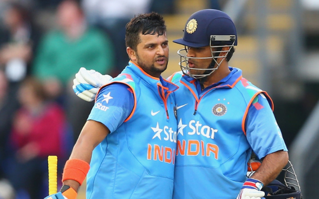 Suresh Raina and MS Dhoni