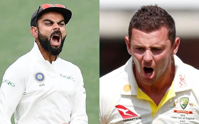 Virat Kohli and Josh Hazlewood
