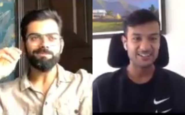 Virat Kohli and Mayank Agarwal
