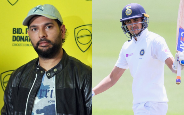 Yuvraj Singh and Shubman Gill