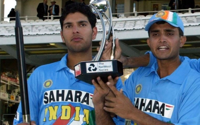 Yuvraj Singh and Sourav Ganguly