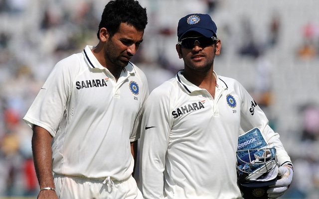 Zaheer Khan and MS Dhoni