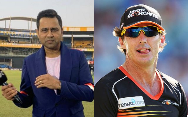 Aakash Chopra and Brad Hogg