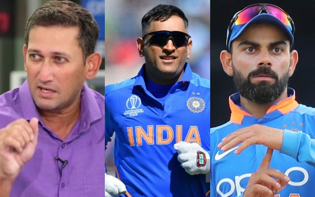 Ajit Agarkar, MS Dhoni and Virat Kohli