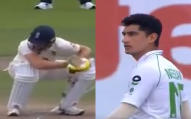 Chris Woakes and Naseem Shah