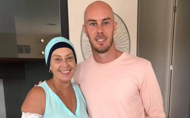 Chriss Lynn and his mom