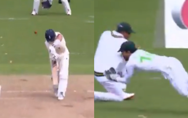 Joe Root and Mohammad Rizwan